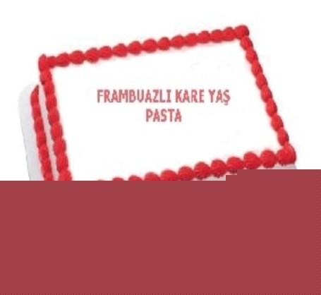 100 Kişilik Frambuazlı Yaş Pasta günlük taze üretim seçeneği. İzmir pasta