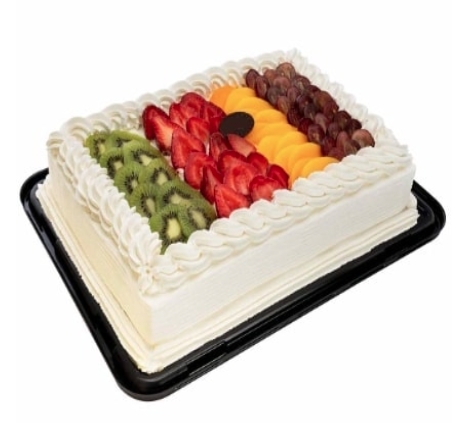 100 Kişilik Karışık Meyveli Pasta Taze İzmir pasta