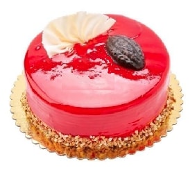 9-12 Kişilik Sade Klasik Frambuazlı Yaş Pasta İzmir pasta