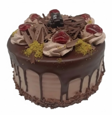 Butik Pastane Usulü Özel Tasarım Çikolatalı Pasta İzmir pasta