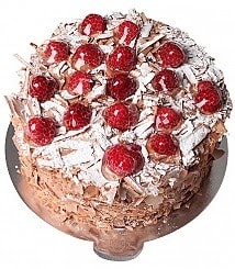 Doğal Malzemeli 6–9 Kişilik Çikolatalı Frambuazlı Yaş Pasta İzmir pasta