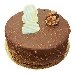 Tam Kıvamında 2-3 Kişilik Çikolatalı Yuvarlak Pasta İzmir pasta