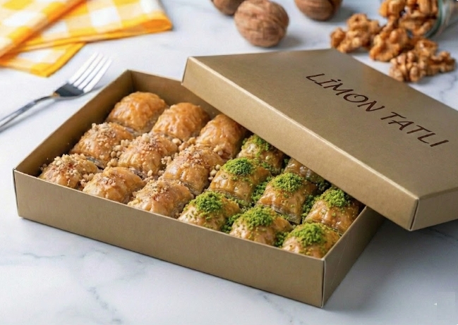 Taze Fırınlanmış 1 kg Karışık Baklava İzmir pasta
